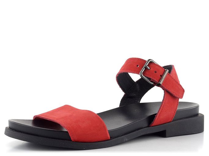 Arche červené sandály Makusa-Feu