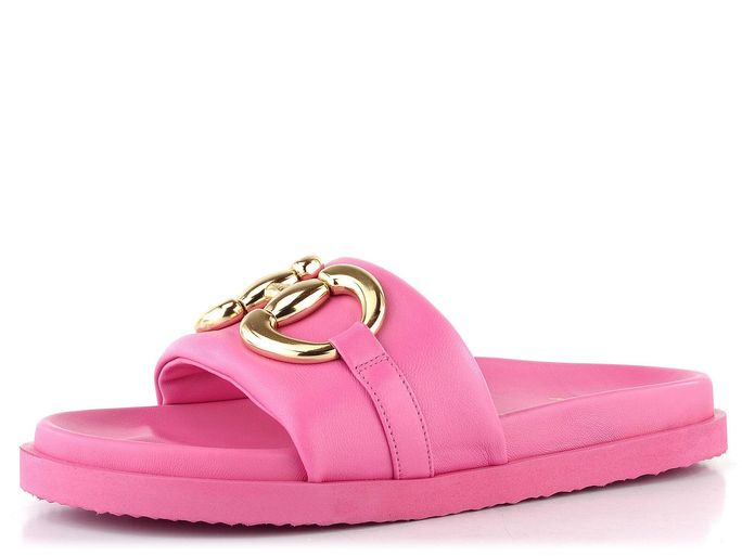 Hög luxusní růžové pantofle 5-100820-4600