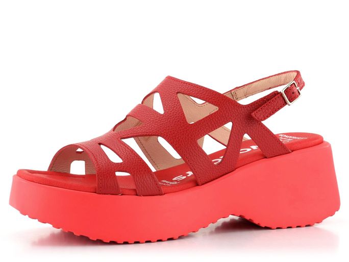 Wonders červené sandály D-9702-rojo