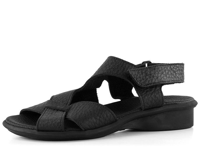 Arche černé sandály Saolme-Noir