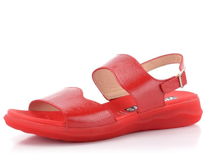 Wonders červené sandály C-5623-rojo