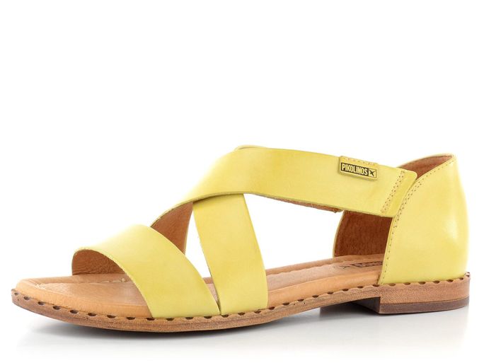 Pikolinos páskové žluté sandály W0X-0552